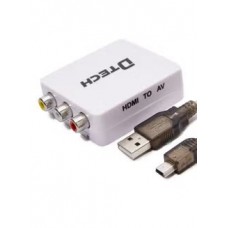 2-Piece DT-6524 HDMI To AV Converter Set White